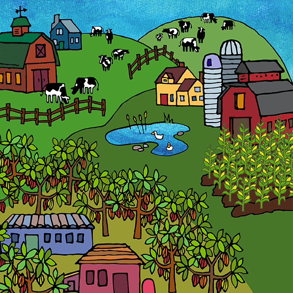 Ikona Spokojení farmáři a pracovníci farem