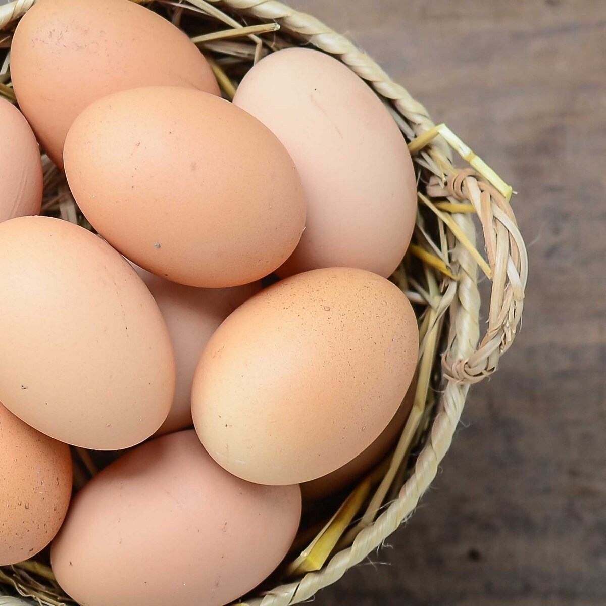 Vajíčka v košíku